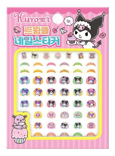 산리오캐릭터즈 쿠로미 트윙클 네일스티커