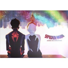 마블 스파이더맨: 어크로스 더 유니버스 A3 홀로그램 포스터 2: 마일스와 그웬