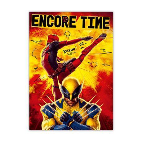 마블 데드풀과 울버린 A3 펄포스터 03 Encore Time