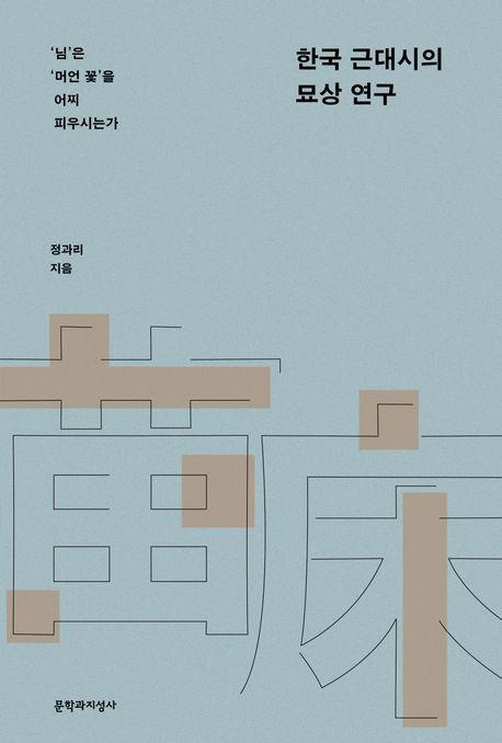 한국 근대시의 묘상 연구