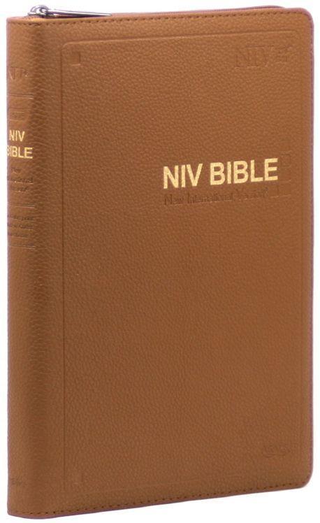 영문NIV BIBLE(대/단본/지퍼/색인/브라운/PU)