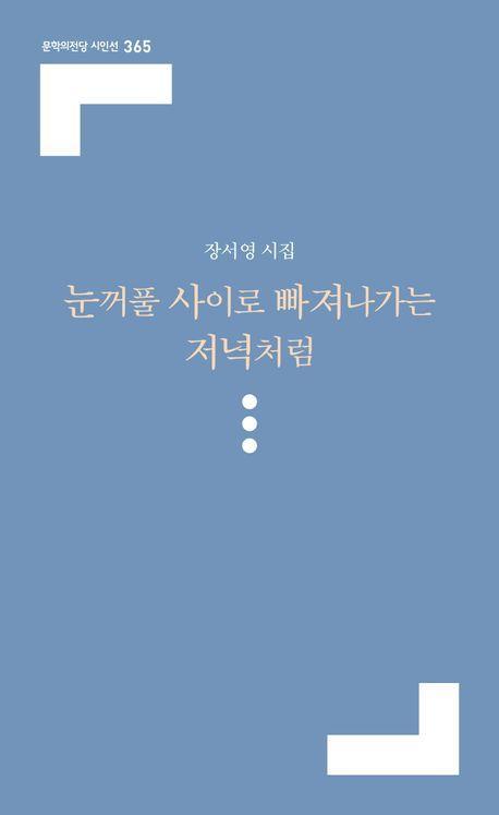 눈꺼풀 사이로 빠져나가는 저녁처럼