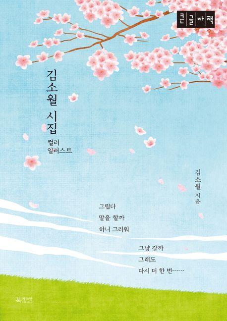 김소월 시집 컬러 일러스트(큰글자책)