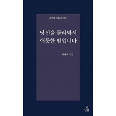 당신을 몰라봐서 애틋한 밤입니다